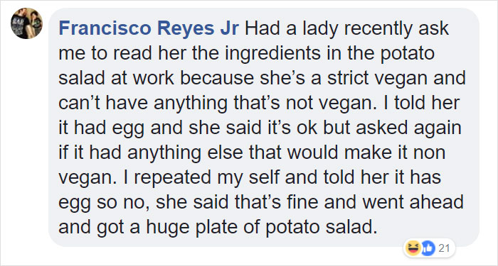 The Way This Vegan Reacted To A Subway Worker Telling Her That Mayonnaise Is Not Vegan Is Going Viral