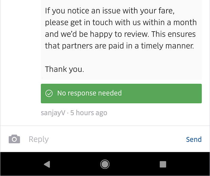 Uber User Accuses Uber Of Scamming Him Out Of $157, Shares Their Terrible Reply Online