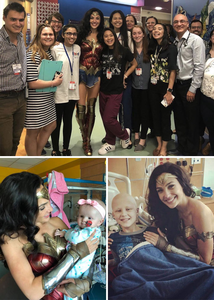Gal Gadot Surprises Children's Hospital In Full Wonder Woman Gear