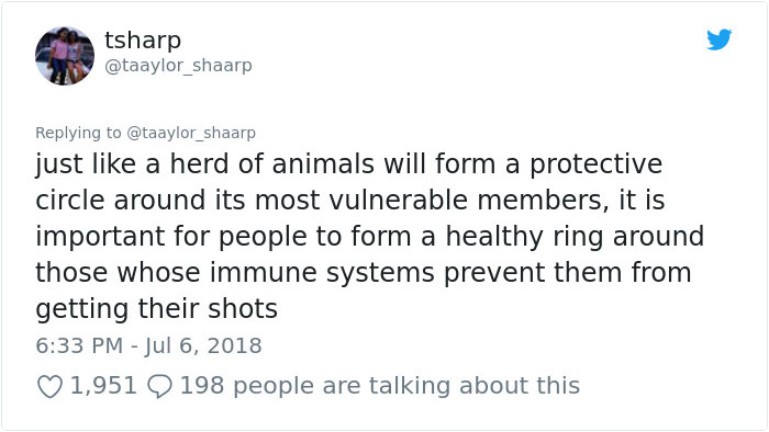 Girl Goes Viral On Twitter For Delivering All The Real Facts About Vaccines And People Can't Thank Her Enough Girl Goes Viral On Twitter For Delivering All The Real Facts About Vaccines And People Can't Thank Her Enough