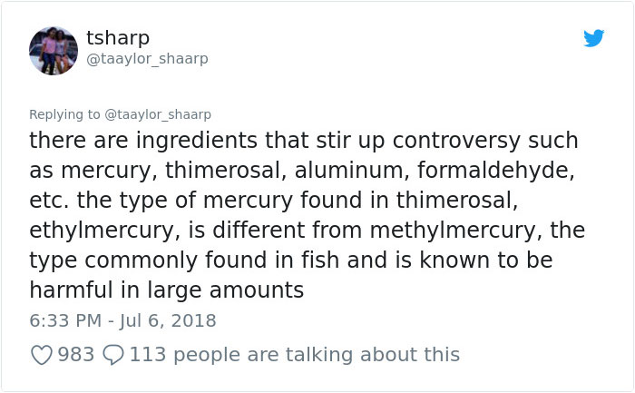 Girl Goes Viral On Twitter For Delivering All The Real Facts About Vaccines And People Can't Thank Her Enough Girl Goes Viral On Twitter For Delivering All The Real Facts About Vaccines And People Can't Thank Her Enough