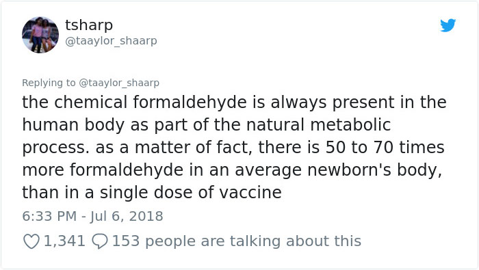 Girl Goes Viral On Twitter For Delivering All The Real Facts About Vaccines And People Can't Thank Her Enough Girl Goes Viral On Twitter For Delivering All The Real Facts About Vaccines And People Can't Thank Her Enough