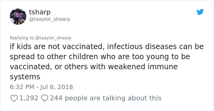 Girl Goes Viral On Twitter For Delivering All The Real Facts About Vaccines And People Can't Thank Her Enough Girl Goes Viral On Twitter For Delivering All The Real Facts About Vaccines And People Can't Thank Her Enough