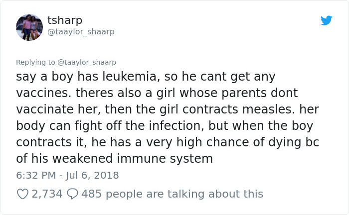 Girl Goes Viral On Twitter For Delivering All The Real Facts About Vaccines And People Can't Thank Her Enough Girl Goes Viral On Twitter For Delivering All The Real Facts About Vaccines And People Can't Thank Her Enough