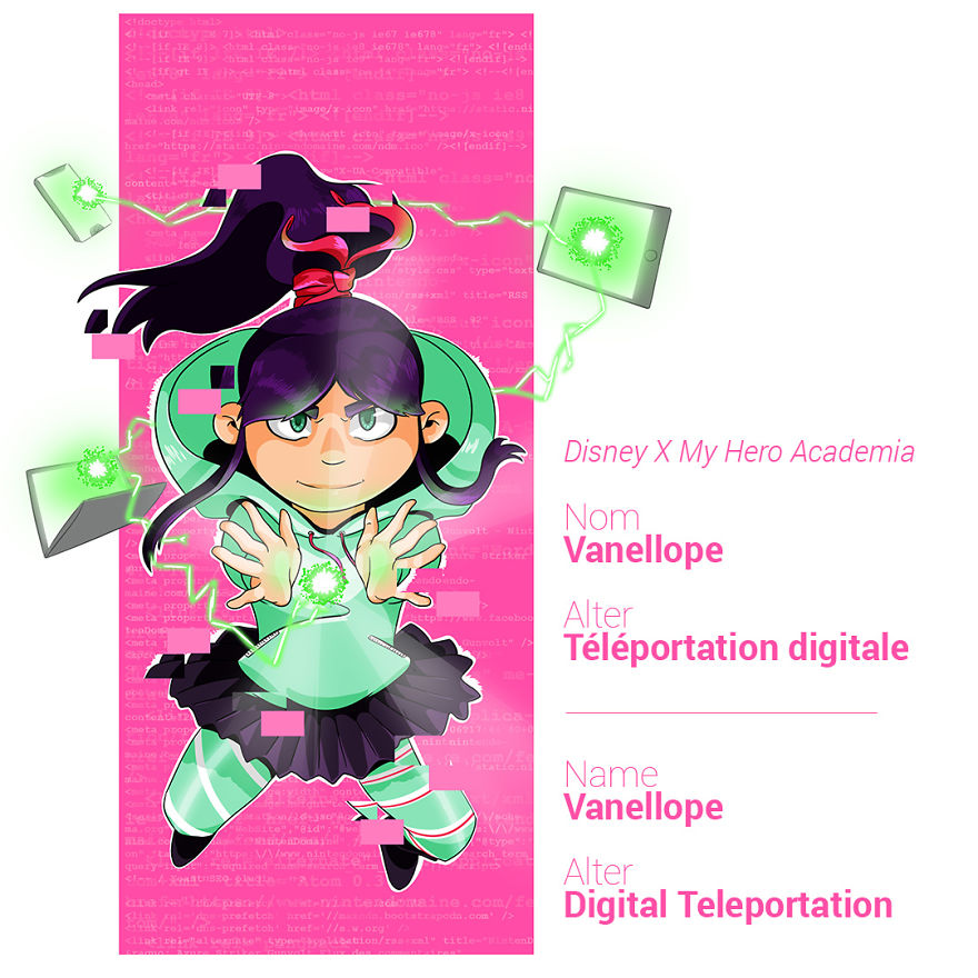 I Made 12 Disney Princesses With A Superpower, Inspired By My Hero Academia