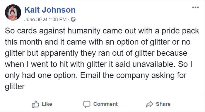 "Be Careful What You Wish For": The Way Cards Against Humanity Responded To This Girl's Complaint Is Hilarious "Be Careful What You Wish For": The Way Cards Against Humanity Responded To This Girl's Complaint Is Hilarious