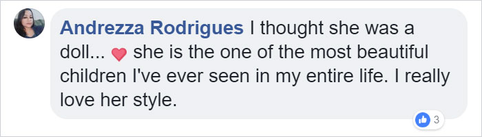 Facebook comment praising a girl as the most beautiful in the world, expressing love for her style. Facebook comment praising a girl as the most beautiful in the world, expressing love for her style.