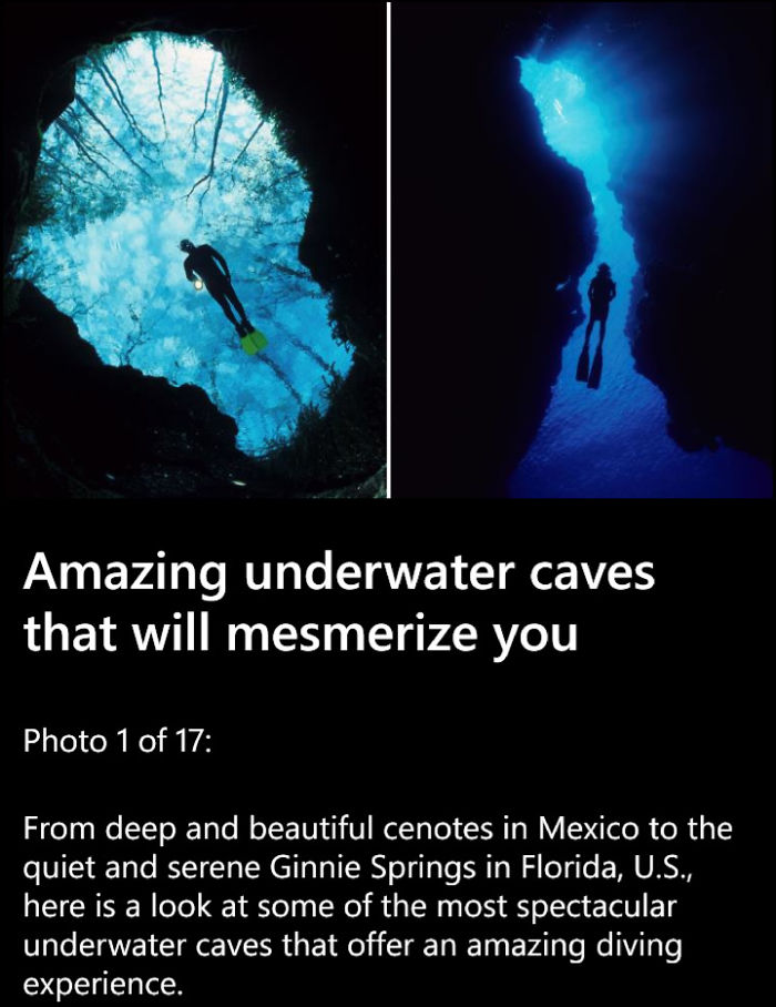 Amazing Underwater Caves That’ll Mesmerize You…