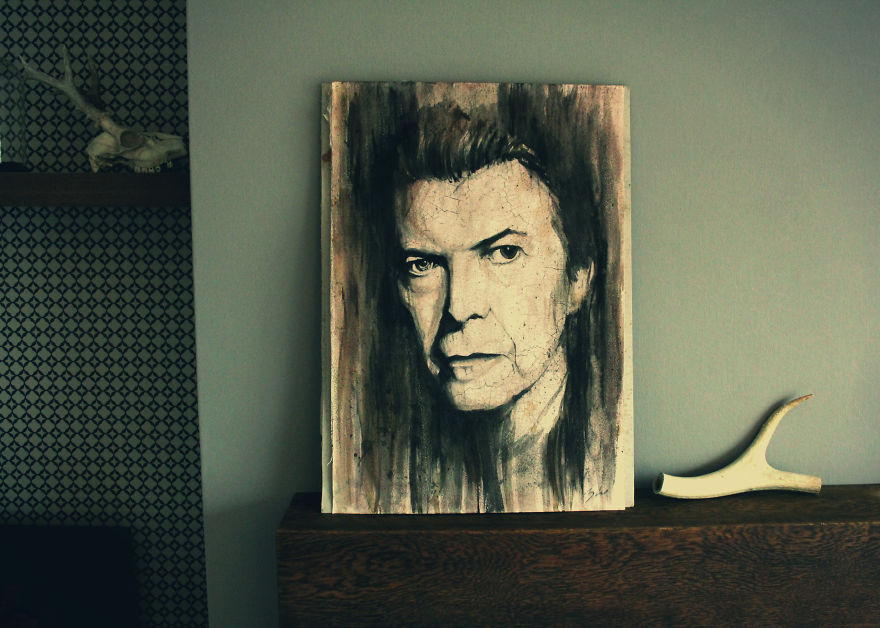 3D Insect Paintings And Watercolors Of Music Icons I've Produced Over The Years