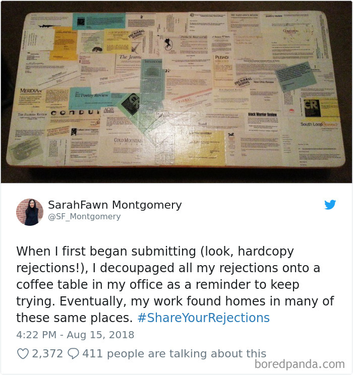 People Sharing Rejection Stories