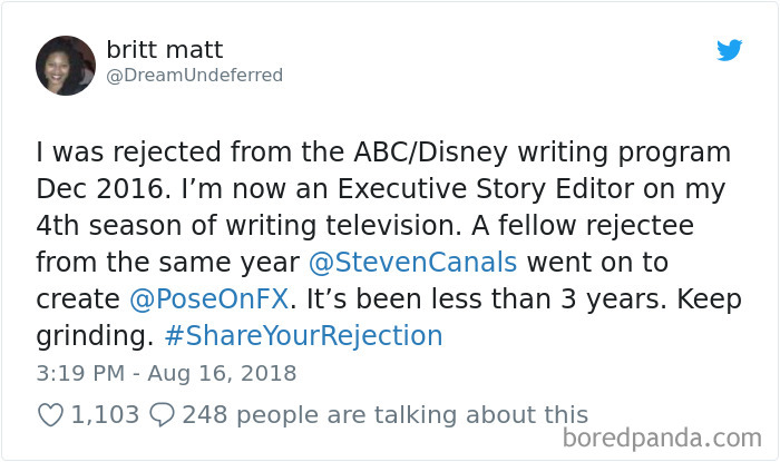 People Sharing Rejection Stories