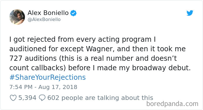 People Sharing Rejection Stories