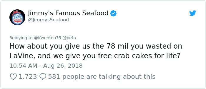 The Way This Local Seafood Restaurant Roasted PETA After They Posted A Sign Urging People Not To Eat Crabs Is Epic The Way This Local Seafood Restaurant Roasted PETA After They Posted A Sign Urging People Not To Eat Crabs Is Epic