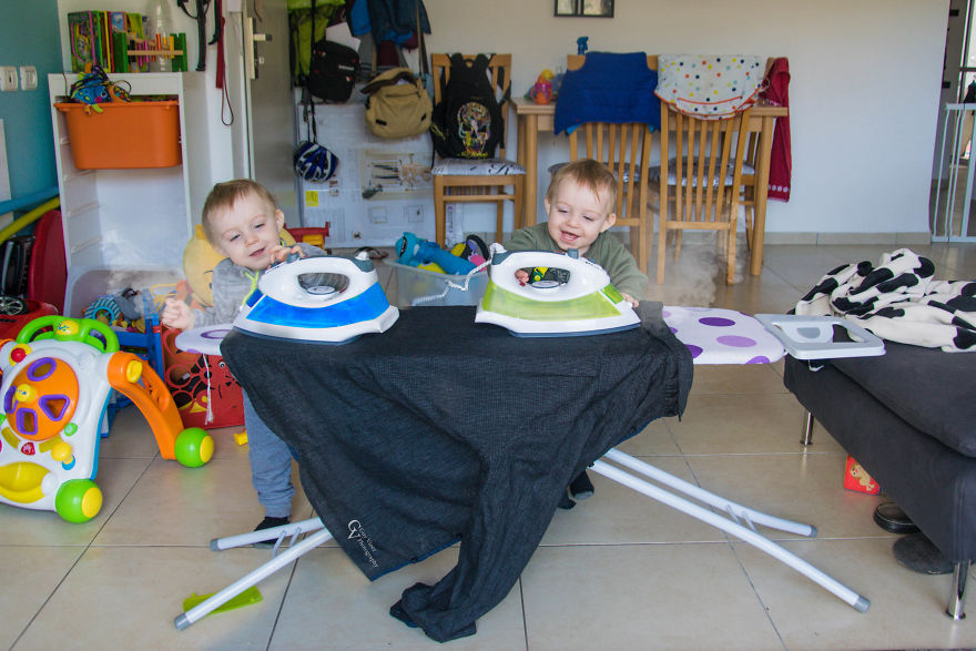 Ironing Daddy's Shirt