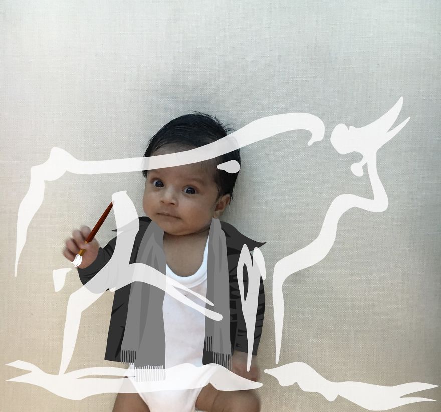 We Take Our Newborn Daughter On Adventures By Illustrating Her Pictures That We Make Every Week We Take Our Newborn Daughter On Adventures By Illustrating Her Pictures That We Make Every Week