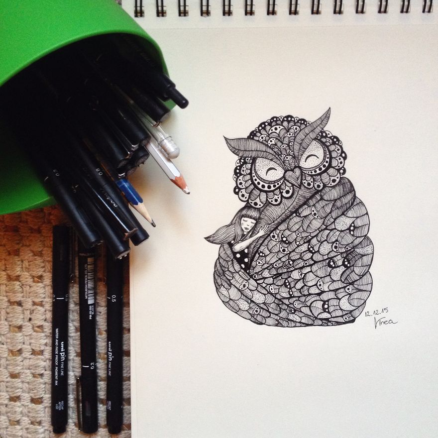 I Started With This Style Of Drawing Almost 3 Years Ago And Here Is My Progress