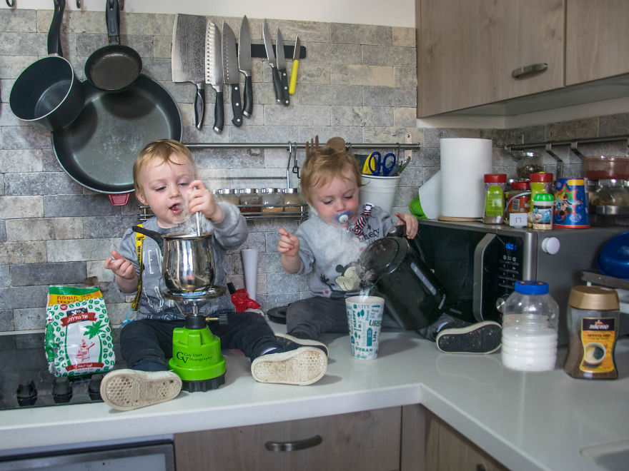 Making Mom And Dad Coffee