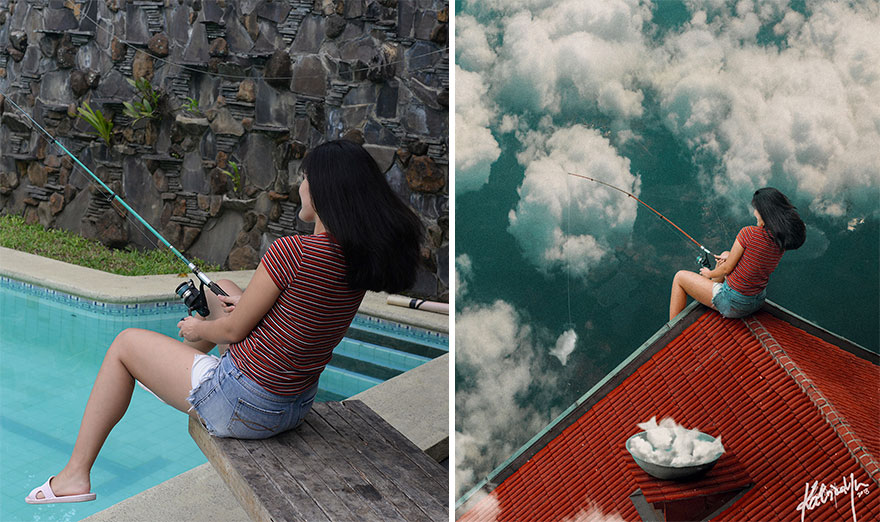 Before & After Pics Of Magical Scenes That I Took Around My Backyard