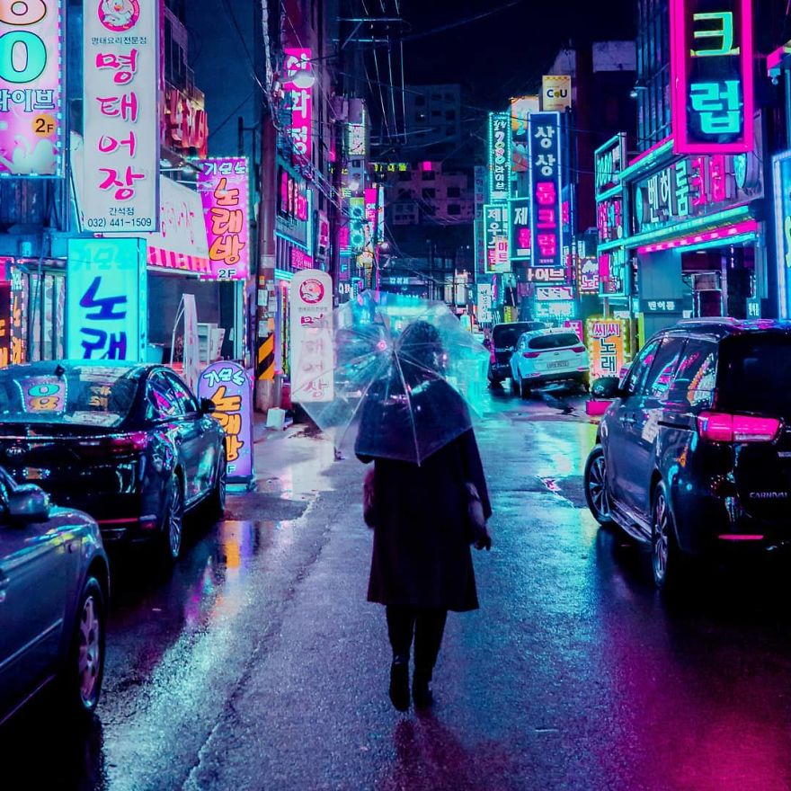 20+ Photos From Neon Hunting In A Cyberpunk City Tour