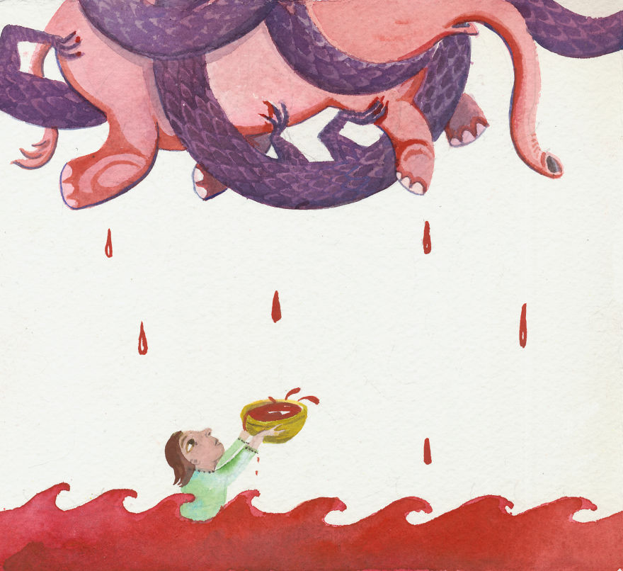 Illustrations For Every Color From "The Secret Lives Of Color" Book.