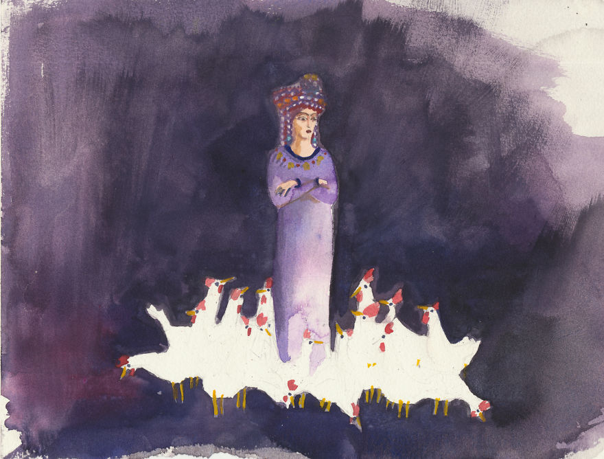 Illustrations For Every Color From "The Secret Lives Of Color" Book.