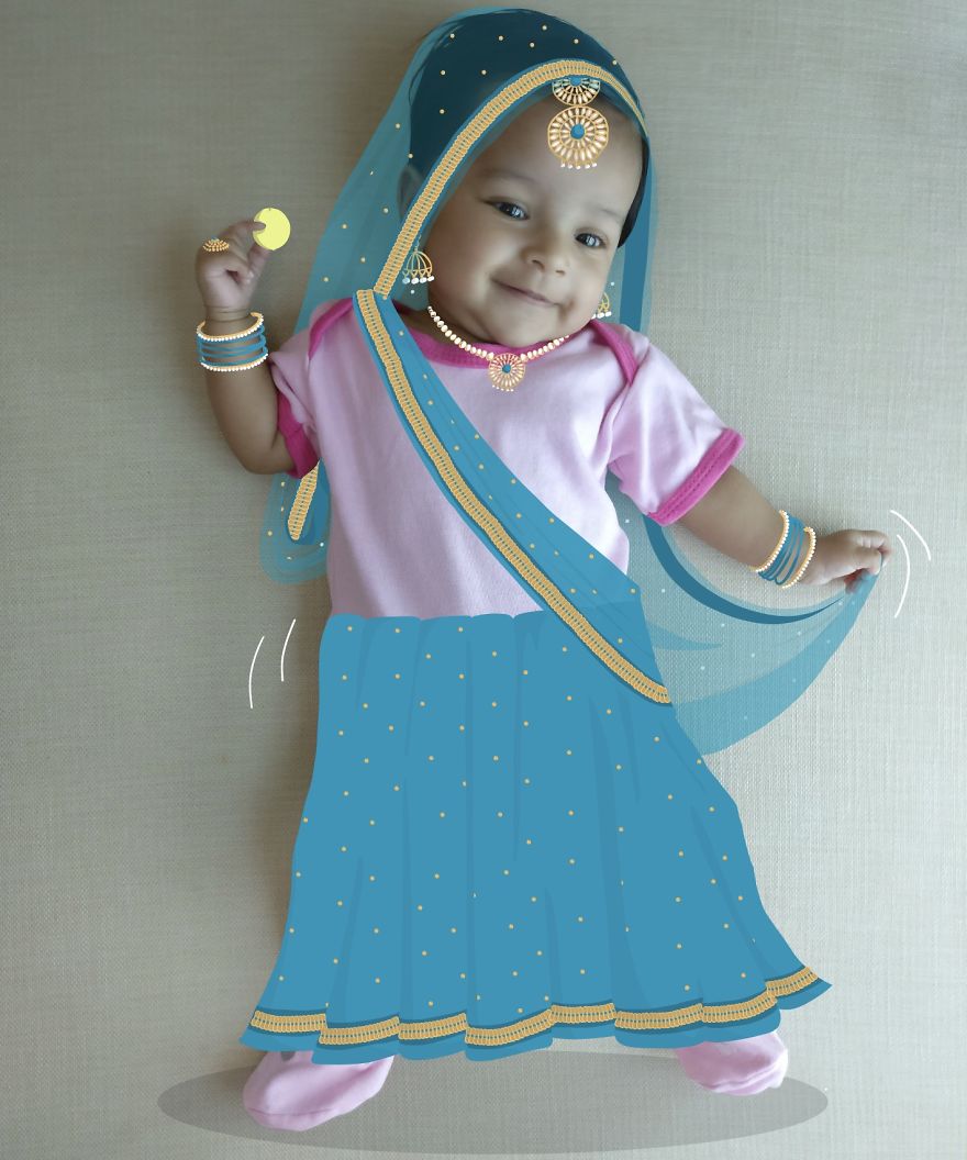 We Take Our Newborn Daughter On Adventures By Illustrating Her Pictures That We Make Every Week We Take Our Newborn Daughter On Adventures By Illustrating Her Pictures That We Make Every Week