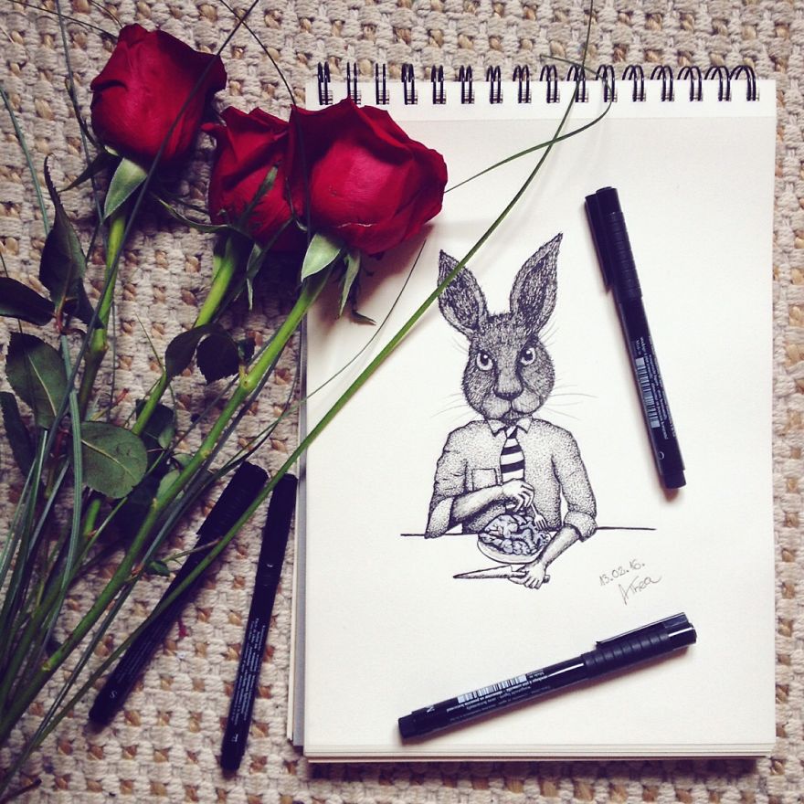 I Started With This Style Of Drawing Almost 3 Years Ago And Here Is My Progress