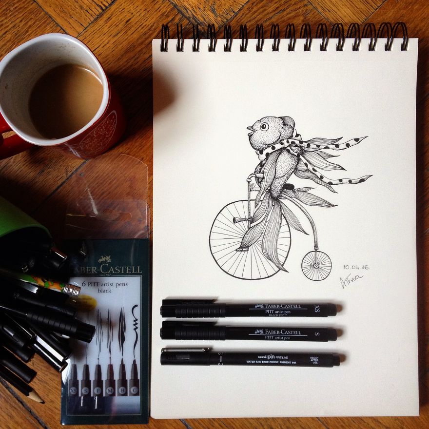 I Started With This Style Of Drawing Almost 3 Years Ago And Here Is My Progress