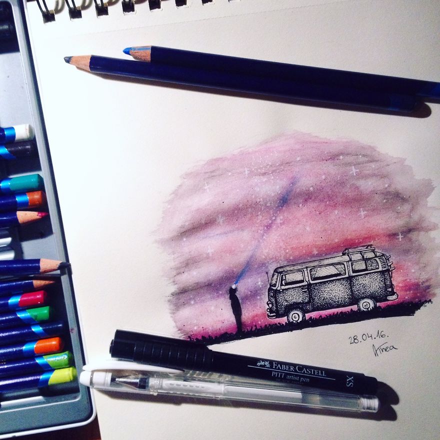 I Started With This Style Of Drawing Almost 3 Years Ago And Here Is My Progress