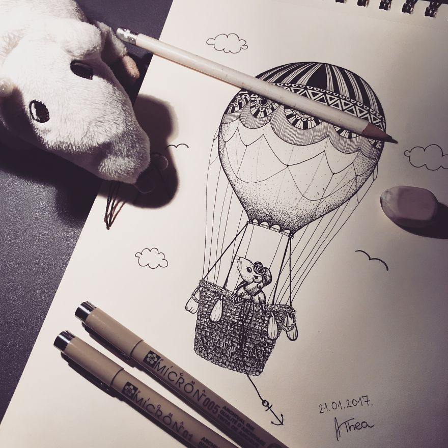 I Started With This Style Of Drawing Almost 3 Years Ago And Here Is My Progress