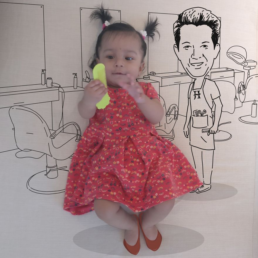 We Take Our Newborn Daughter On Adventures By Illustrating Her Pictures That We Make Every Week We Take Our Newborn Daughter On Adventures By Illustrating Her Pictures That We Make Every Week