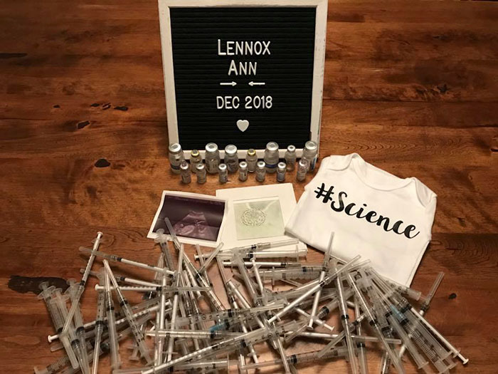 Viral Photo Shows Newborn Baby Surrounded By The 1616 Injection Needles It Took To Make It