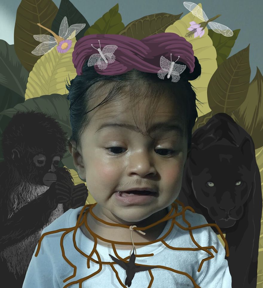 We Take Our Newborn Daughter On Adventures By Illustrating Her Pictures That We Make Every Week We Take Our Newborn Daughter On Adventures By Illustrating Her Pictures That We Make Every Week