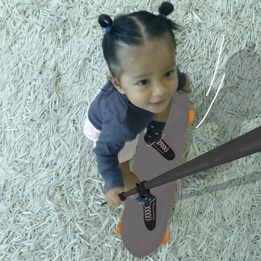 We Take Our Newborn Daughter On Adventures By Illustrating Her Pictures That We Make Every Week We Take Our Newborn Daughter On Adventures By Illustrating Her Pictures That We Make Every Week