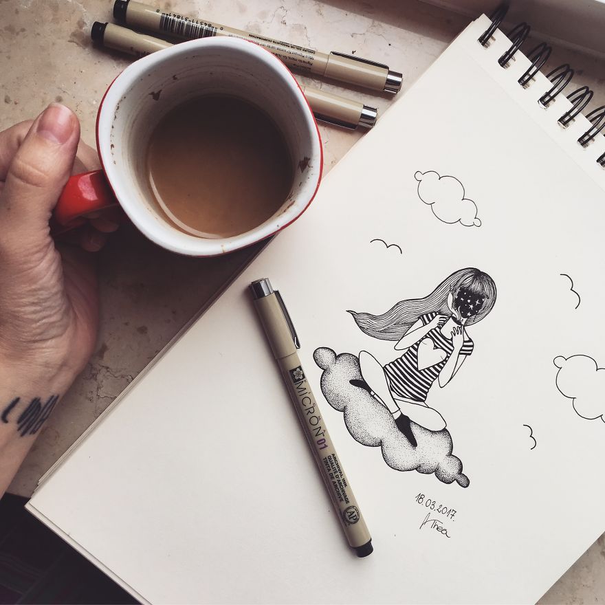 I Started With This Style Of Drawing Almost 3 Years Ago And Here Is My Progress