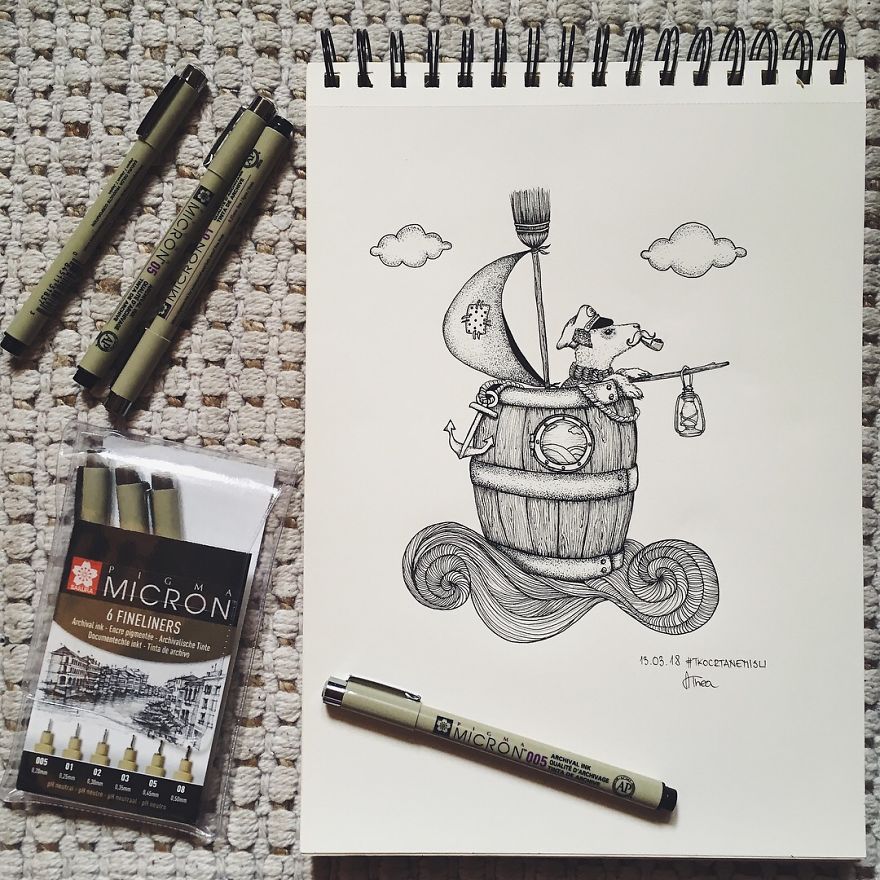 I Started With This Style Of Drawing Almost 3 Years Ago And Here Is My Progress