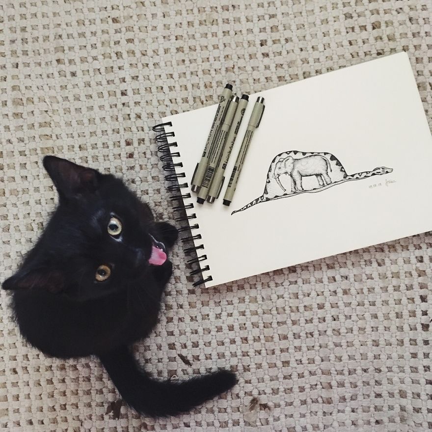 I Started With This Style Of Drawing Almost 3 Years Ago And Here Is My Progress