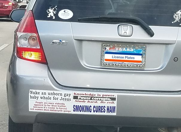 When You're Low Key Trying To Offend Everyone On The Road