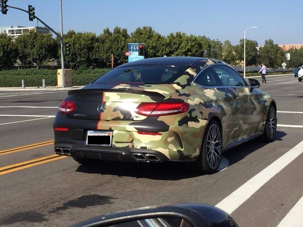 I Saw About Half A Mercedes Driving Down The Road Today