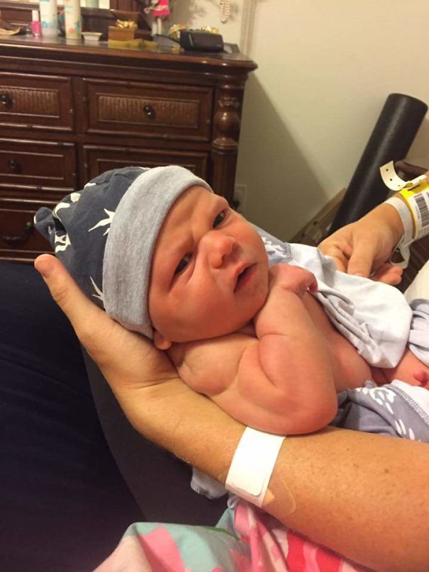 My Friend's Baby Looks Like He Just Got Done Working Out