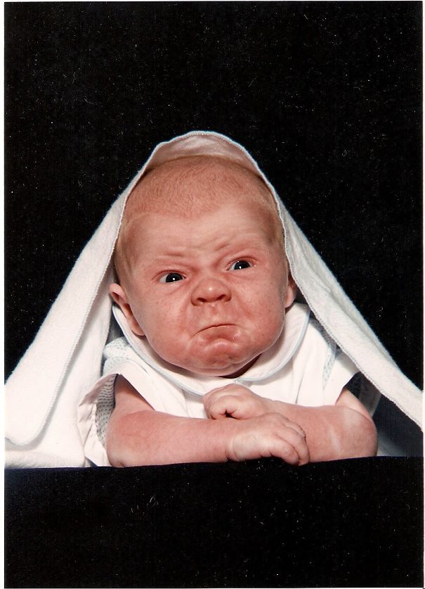 My Friend's Baby Photo. I Couldn't Stop Laughing