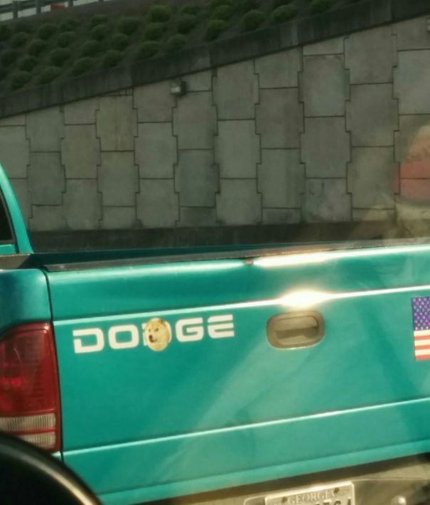 Passed This Fellow On The Freeway