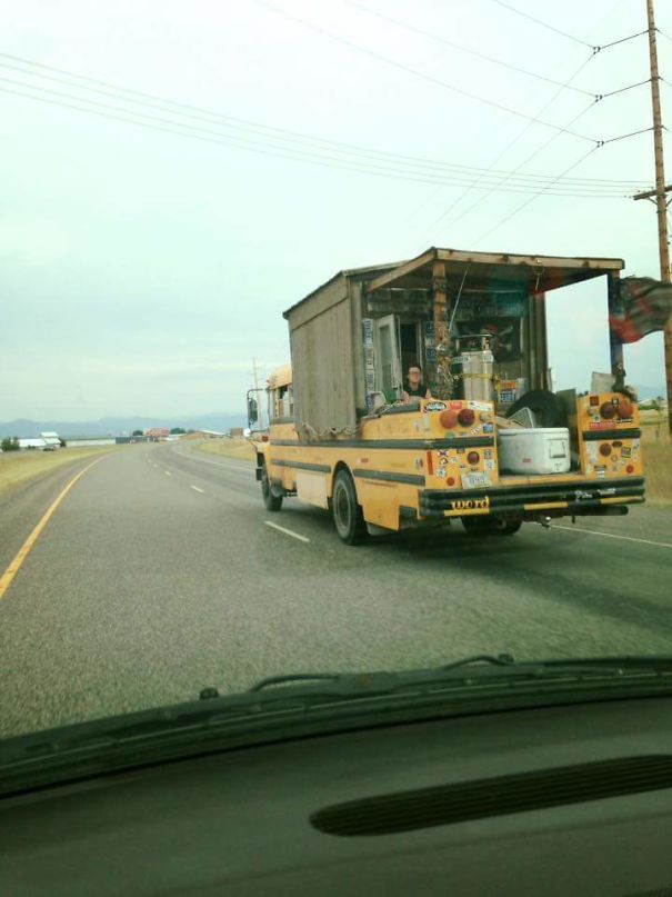 My Cousin Saw This Gem As They Passed Through Montana