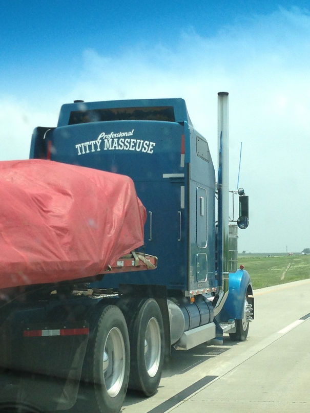 So I Just Passed This Truck On The Interstate