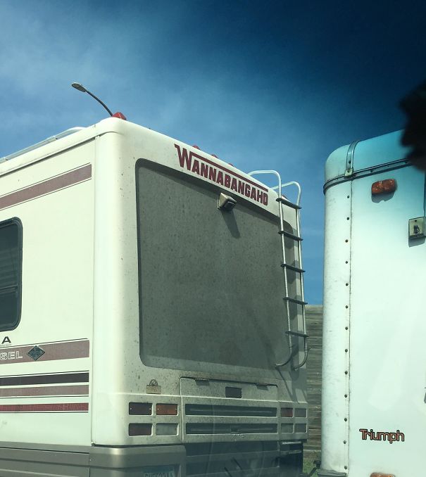 Passed This "Winnebago" On My Way To Work Today