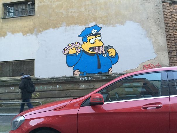 On My Way To Work Today In Frankfurt, Germany. They Did It Right Next To The Courthouse