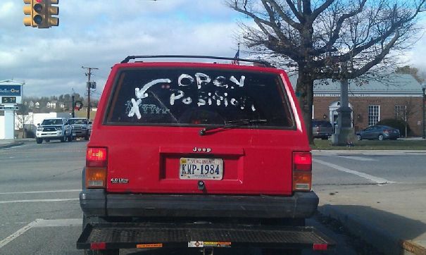 Saw This Gem On My Way To Lunch