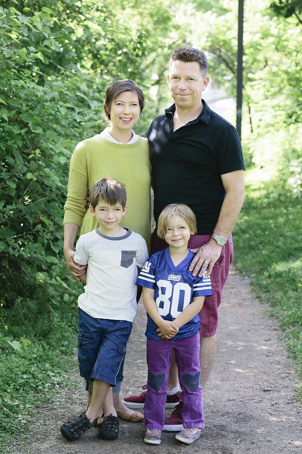 I Have A Lazy Eye And Forgot My Glasses For Our Family Pictures. My Brother Fixed It For Me