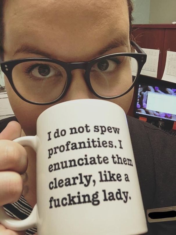 Got Called In For A Meeting With HR Recently About "Appropriate Language In The Workplace" The Next Day This Gem Mysteriously Showed Up On My Desk