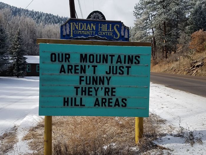 Indian Hills Sign